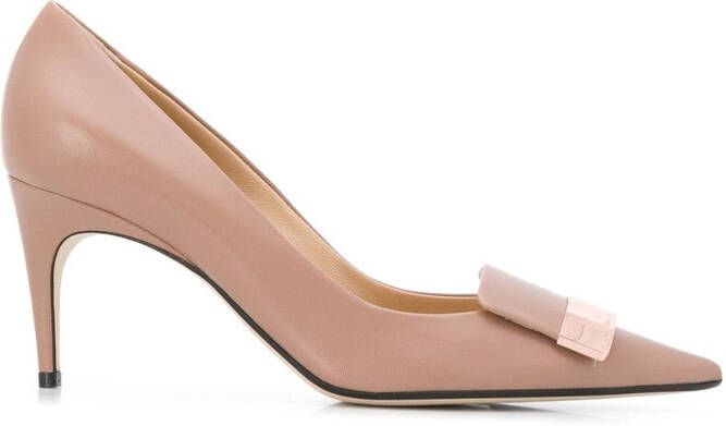 Sergio Rossi SR1 75mm pumps Neutrals