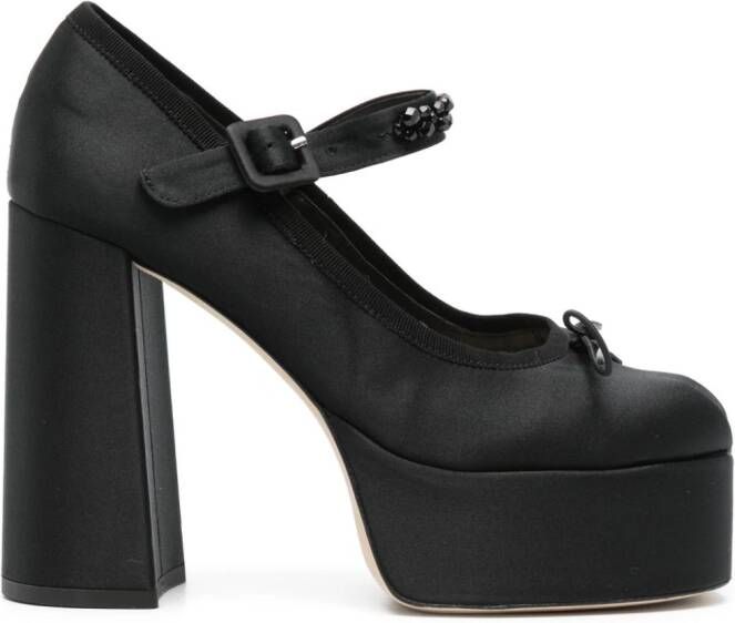 Simone Rocha 125mm heart-toe pumps Black