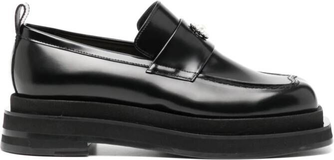 Simone Rocha Heart Toe Platform loafers Black