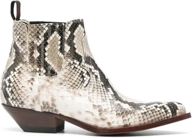 Sonora 40mm Hidalgo leather boots Neutrals