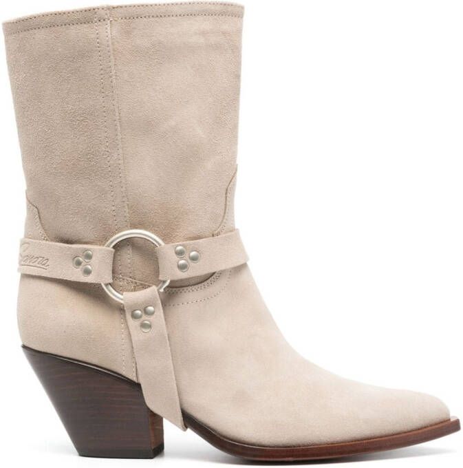 Sonora Atoka 70mm suede boots Neutrals