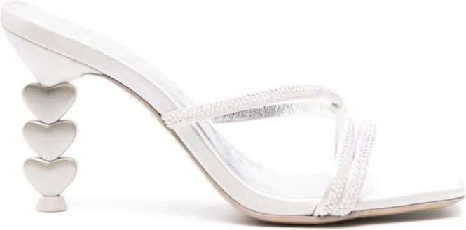 Sophia Webster 85mm Aphrodite sandals White