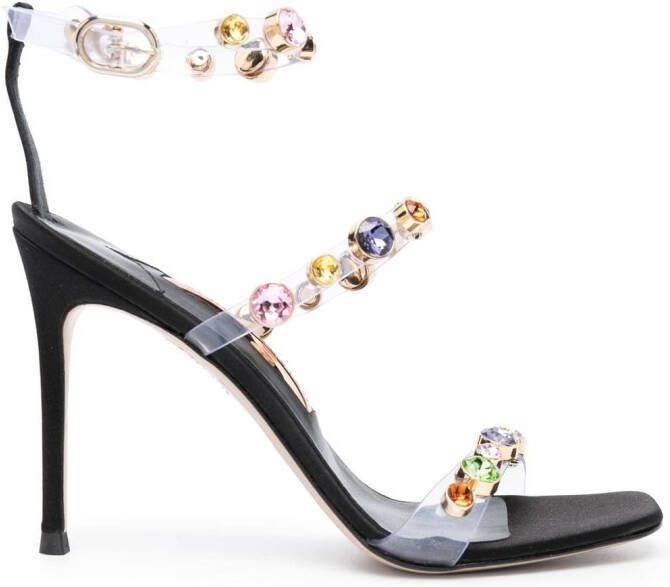 Sophia Webster Rosalind gem-embellished sandals Black