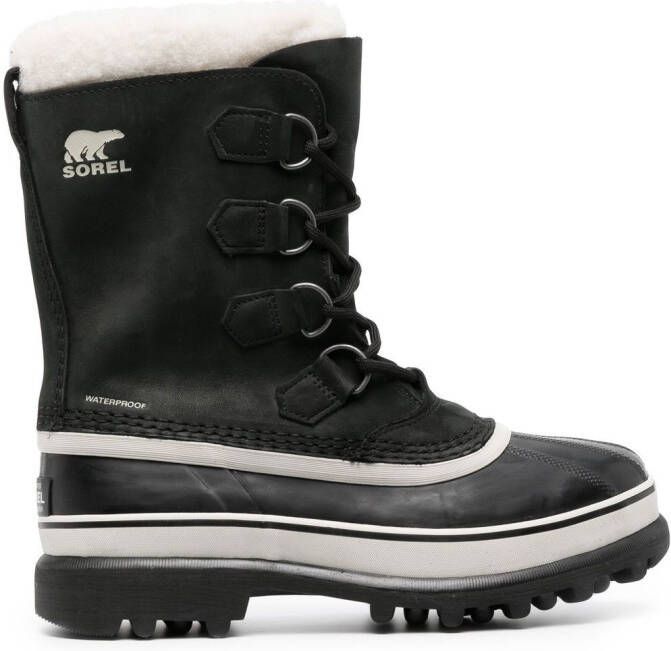 SOREL Caribou lace-up snow boots Black