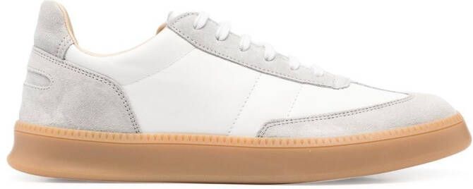 Spalwart panelled low-top sneakers White