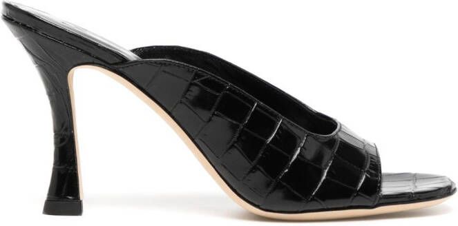 STAUD 100mm Sylvia sandals Black