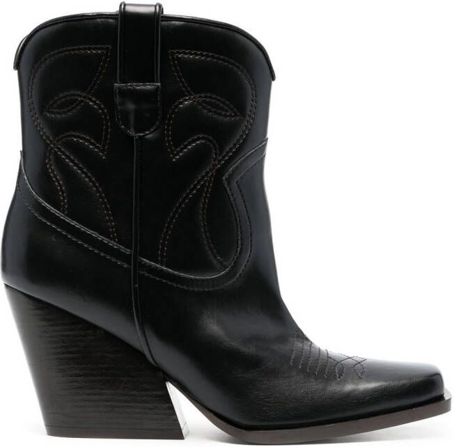 Stella McCartney Cowboy Cloudy 85mm ankle boots Black
