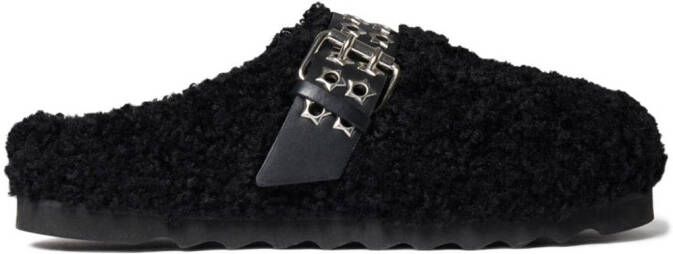 Stella McCartney Elyse star-stud slippers Black
