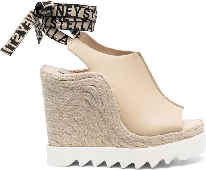 Stella McCartney espadrille-style 145mm sandals Neutrals
