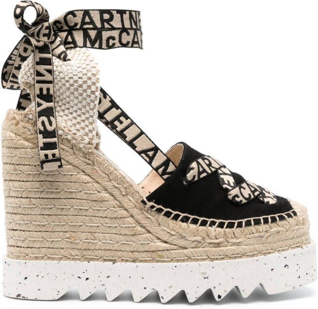 Stella McCartney 140mm Gaia espadrilles Black