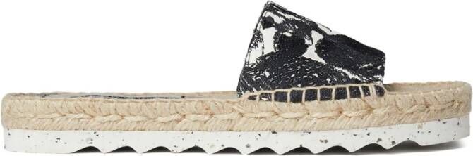 Stella McCartney Gaia Moth espadrille slides Neutrals