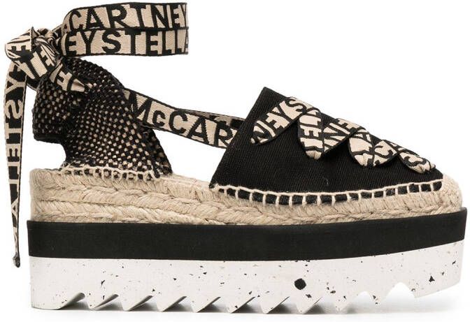 Stella McCartney Gaia platform espadrilles Black