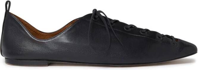 Stella McCartney lace-up loafers Black