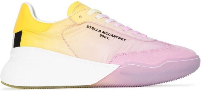Stella McCartney Loop lace-up sneakers Pink