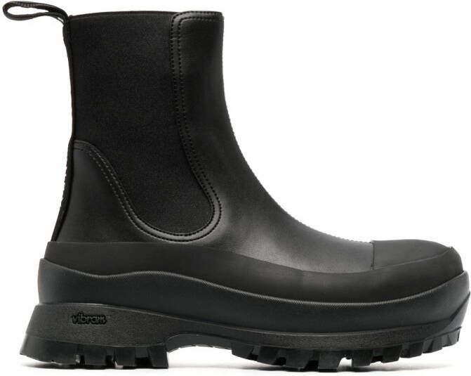 Stella McCartney Trace faux-leather ankle boots Black