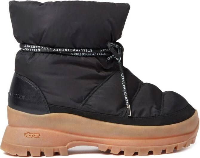 Stella McCartney Trace padded puffy boots Black