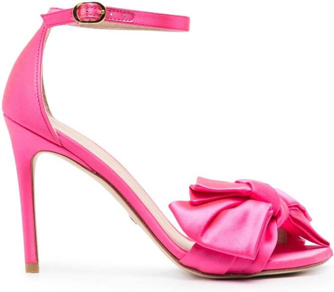 Stuart Weitzman 110mm leather sandals Pink