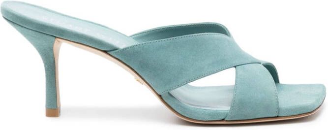 Stuart Weitzman 75mm Carmen sandals Blue