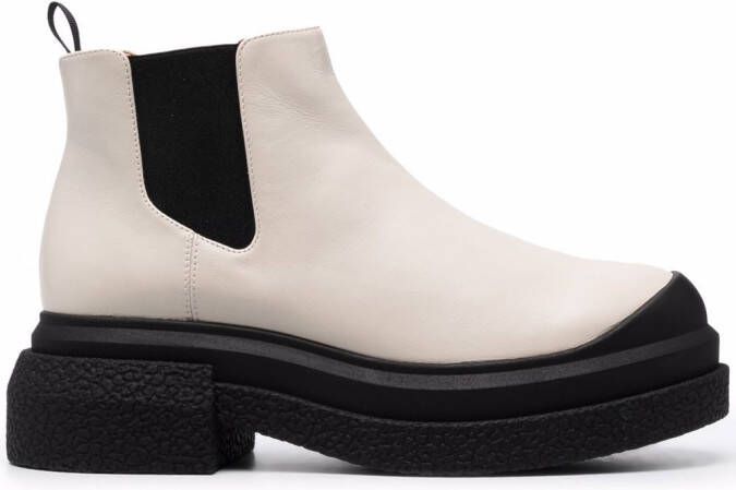 Stuart Weitzman Charli chunky ankle boots Neutrals