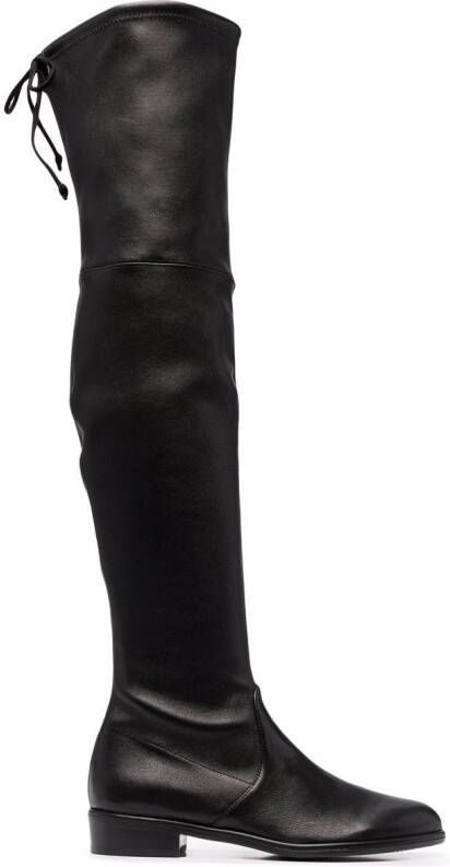Stuart Weitzman Lowland 30mm thigh-high boots Black