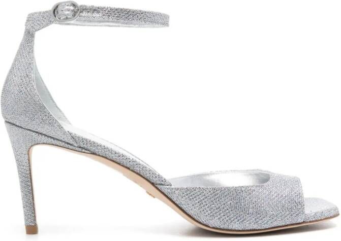 Stuart Weitzman Nudistia 85mm sandals Silver