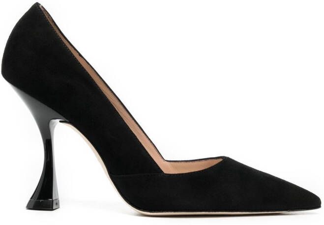 Stuart Weitzman pointed high-heel pumps Black