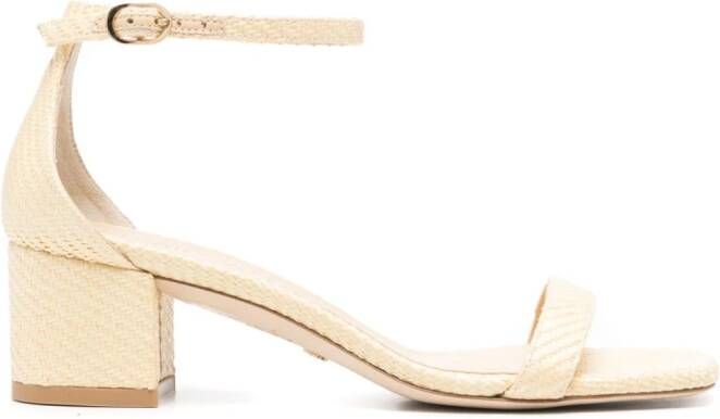 Stuart Weitzman Simplecurve 50mm sandals Neutrals