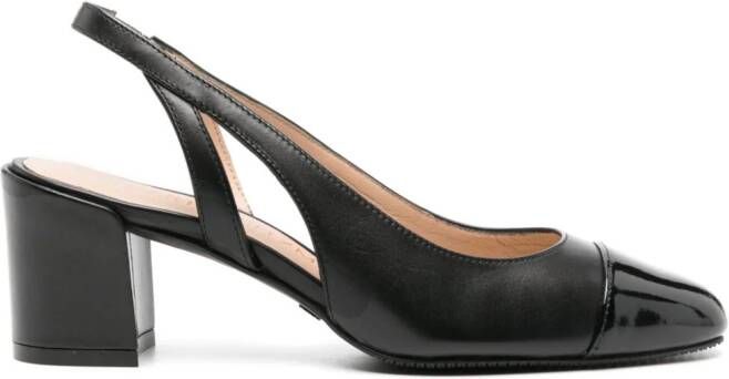 Stuart Weitzman Sleek 50mm leather pumps Black