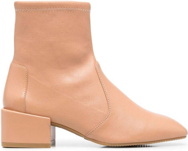 Stuart Weitzman slip-on ankle boots Neutrals