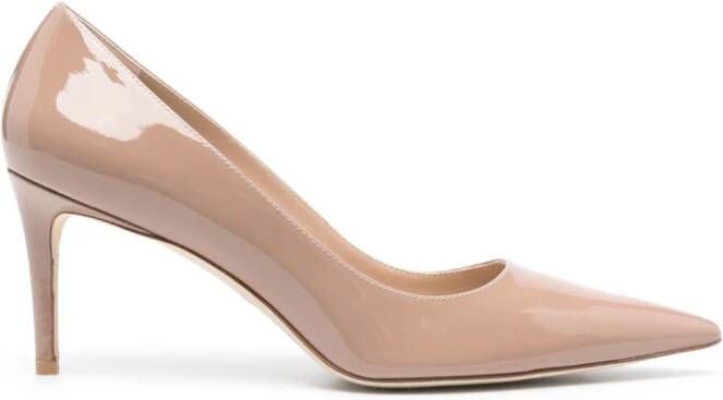 Stuart Weitzman Stuart 75mm leather pumps Neutrals