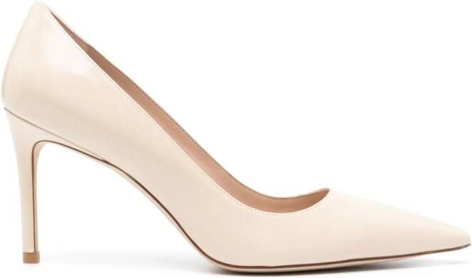 Stuart Weitzman Stuart 85mm leather pumps Neutrals