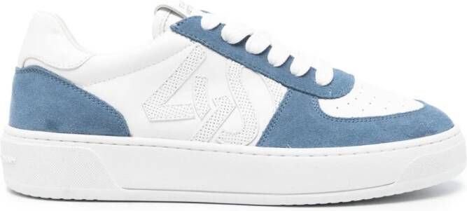 Stuart Weitzman SW Courtside leather sneakers White
