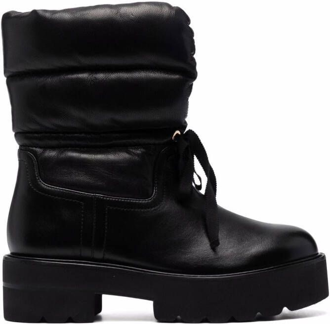 Stuart Weitzman Tyler padded ankle boots Black