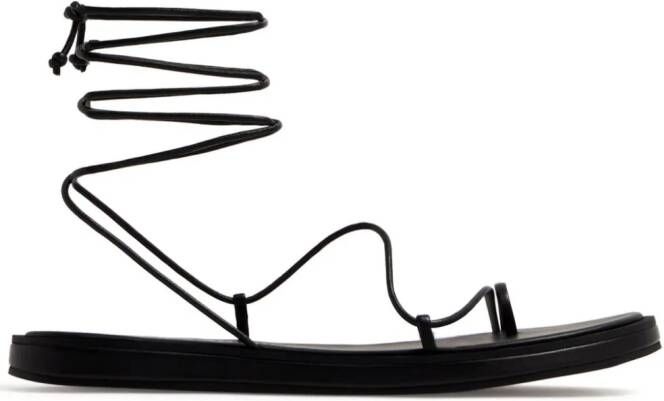 Studio Amelia Emily leather sandals Black