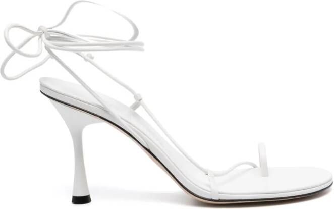 Studio Amelia Emily Wrap 90mm sandals White