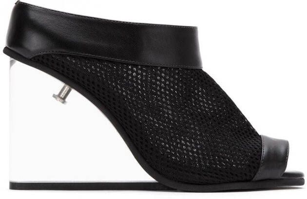 Studio Chofakian mesh pumps Black