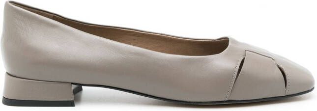 Studio Chofakian block heel ballerina shoes Grey