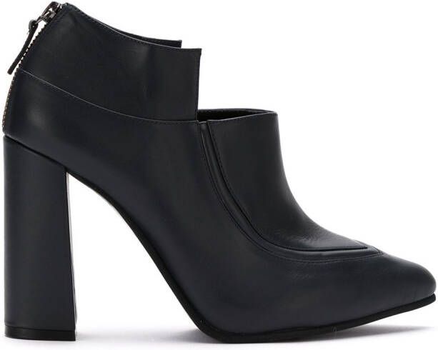 Studio Chofakian panelled leather boots Blue