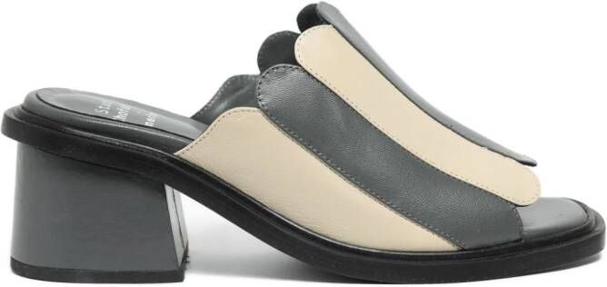 Studio Chofakian Studio 125 45mm leather sandals Grey