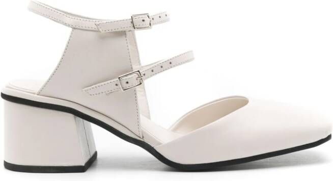 Studio Chofakian Studio 131 45mm leather pumps White