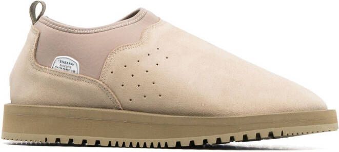 Suicoke ankle-sock style loafers Neutrals