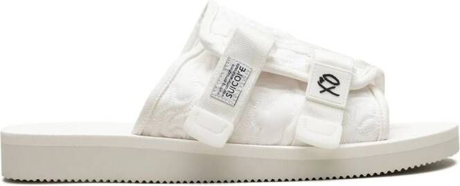 Suicoke KAW-Cab "The Weeknd White" slides