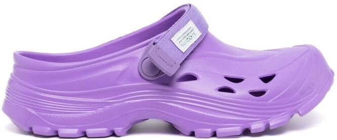 Suicoke MOK slip-on mules Purple