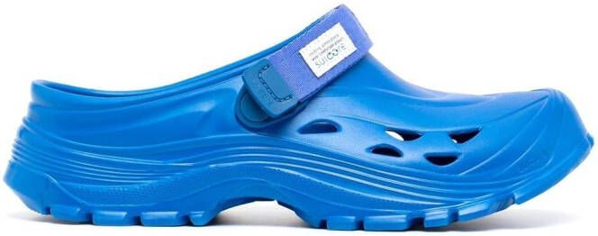 Suicoke MOK touch-strap mules Blue