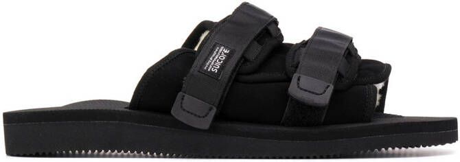 Suicoke Moto Mab touch-strap slides Black