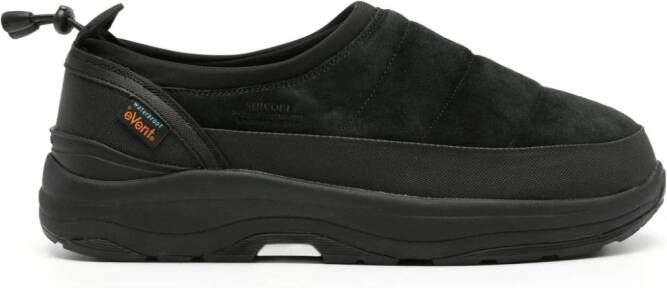 Suicoke Pepper-Sev suede slippers Black