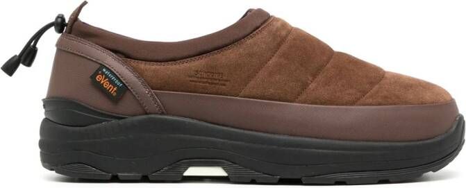 Suicoke Pepper-Sev suede slippers Brown