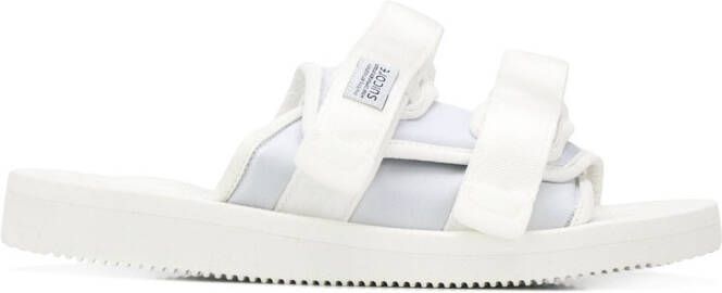 Suicoke touch-strap slides White
