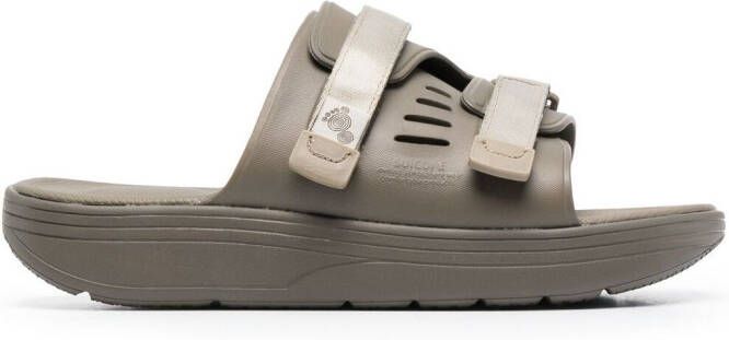 Suicoke Urich touch-strap sandals Green