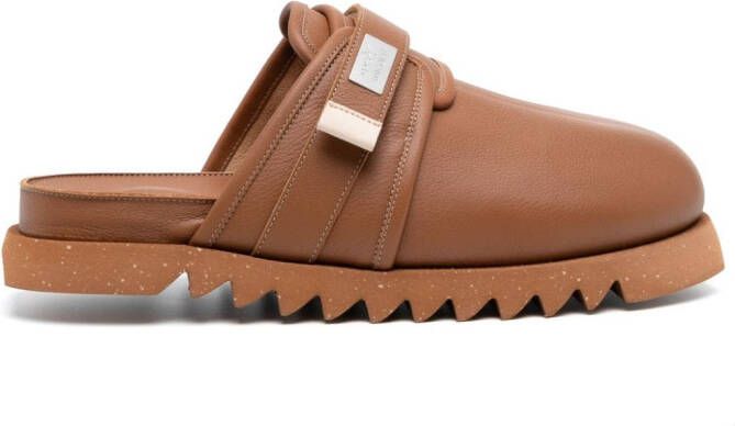 Suicoke x Marsell Zavo leather mules Brown
